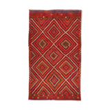 Anatolian handmade kilim rug 270 cm x 153 cm