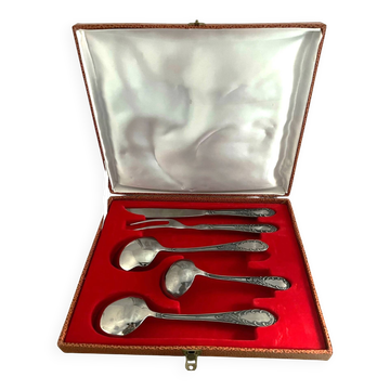 Coffret 5 couverts de service en inox Amefa stainless vintage