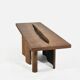 Large Onda coffee table – cherry wood