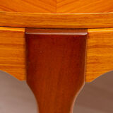 Mid century table in satin birch