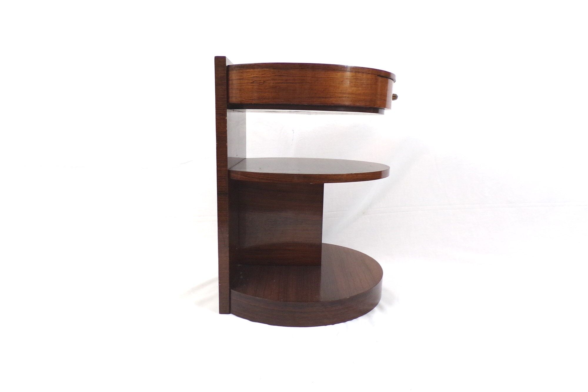 Art deco bedside table in rosewood veneer Michel Dufet