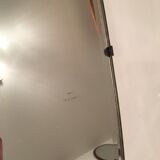 Large mirror beveled freeform, 99 x 28 cm