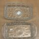Glass butter dish