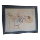 Cross-stitch painting