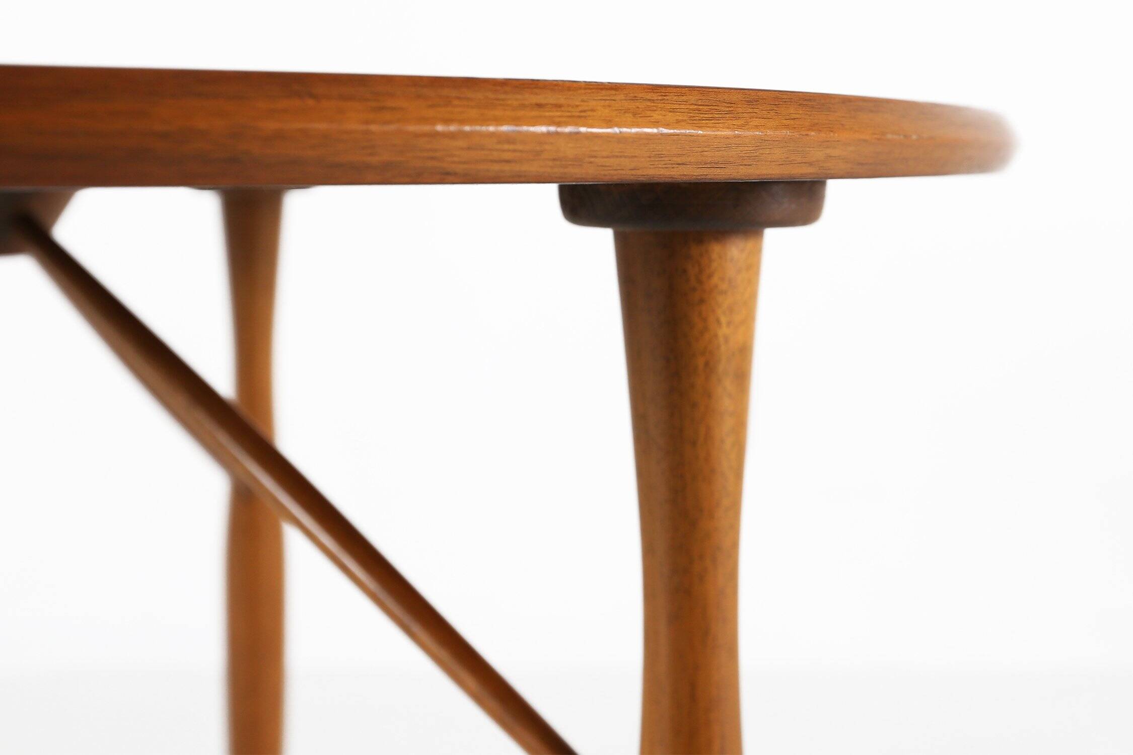 Mid-Century Wooden Coffee Table, Belgium 1950s