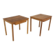 Set de 2 de tables de chevet en chêne, Suède, 1960