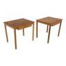 Set de 2 de tables de chevet en chêne, Suède, 1960