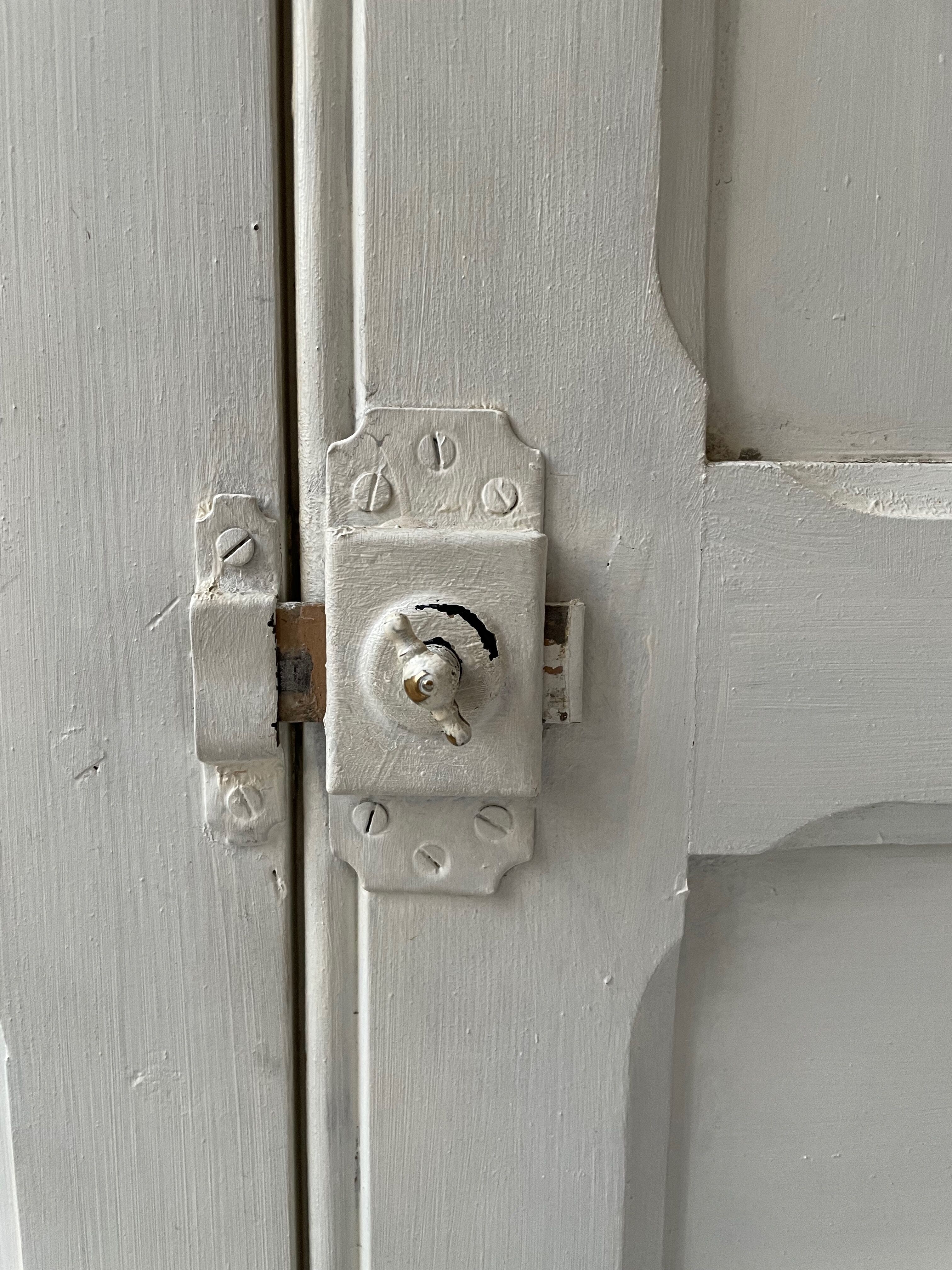 White cutter cabinet