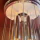 Chrome and glass chandelier by Gaetano Sciolari, 1960s
