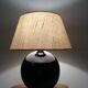 Vintage lamp 70-80 black ceramic ball
