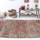 4x9 traditional hand-made vintage rug 284x134cm