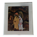 Oil painting on canvas by Nicole Cleus (1942-)