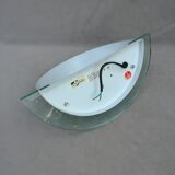 Post modern half moon wall light, 1990