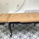 Louis XV style table in oak 1950s/60s