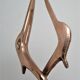 Couple of birds of birds brass brass vintage 80s