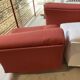 Fiandra modular sofa - Vico Magistretti - Cassina - red and white