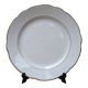 Villeroy & Boch large round plate in beige with gold trim