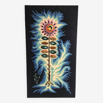 Space age flower tapestry 70s