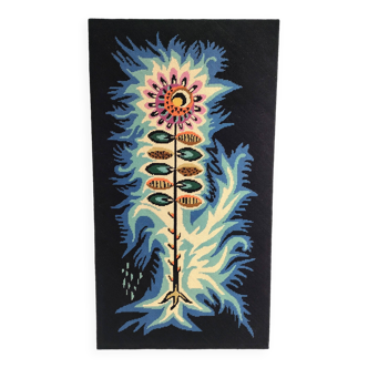 Space age flower tapestry 70s