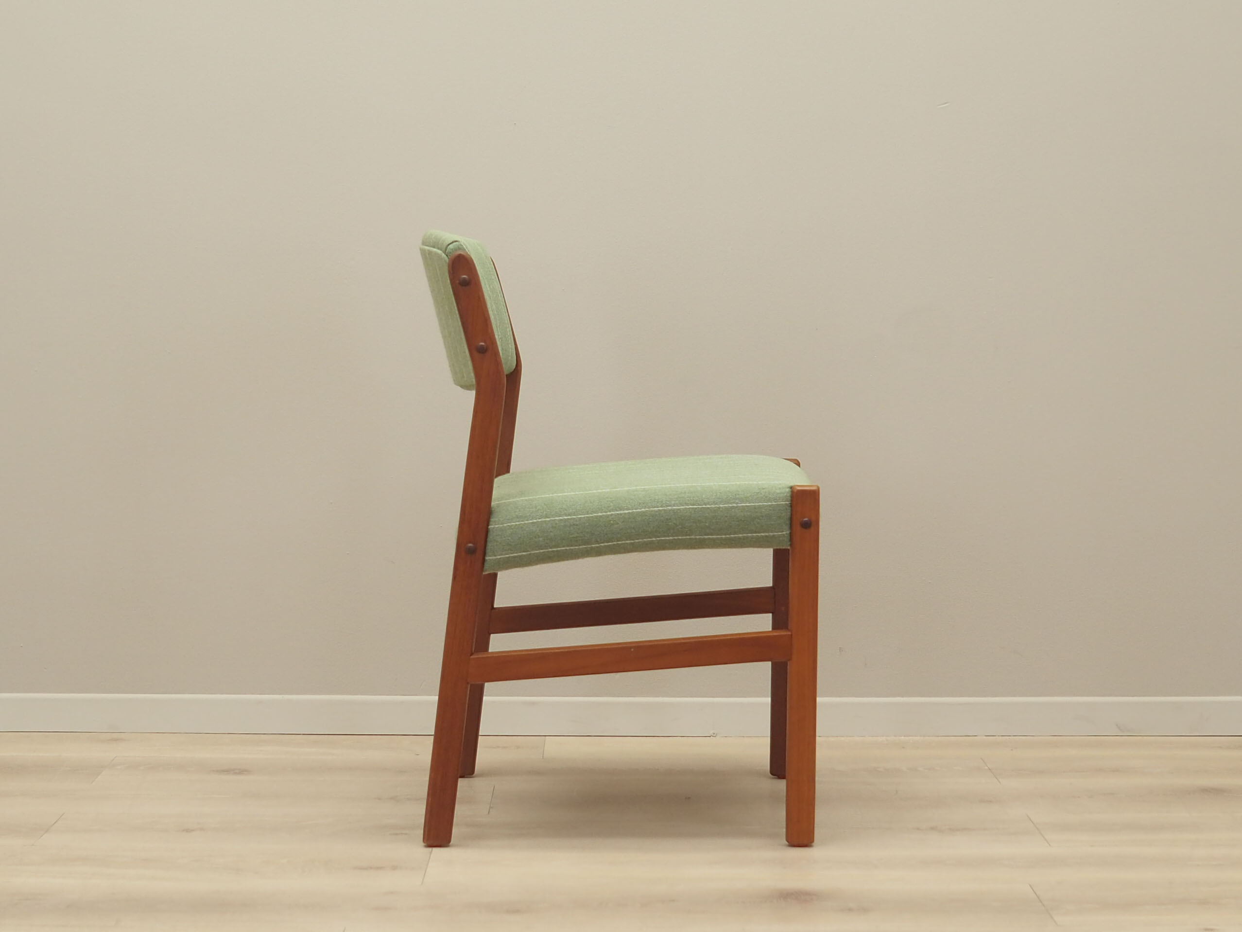 Set of six teak chairs, Danish design, 70s, production: Denmark