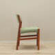 Set of six teak chairs, Danish design, 70s, production: Denmark