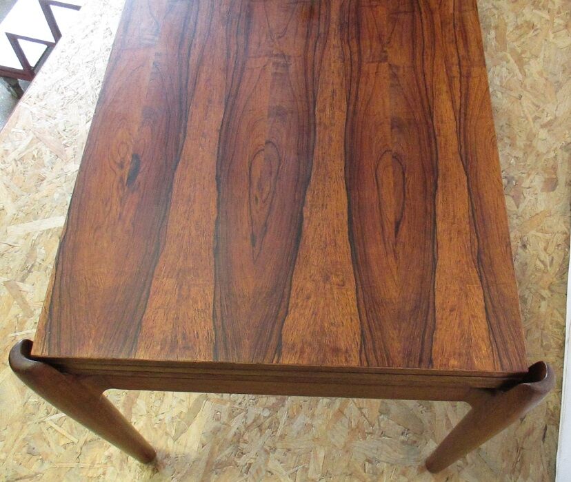 Table transformable system  rosewood