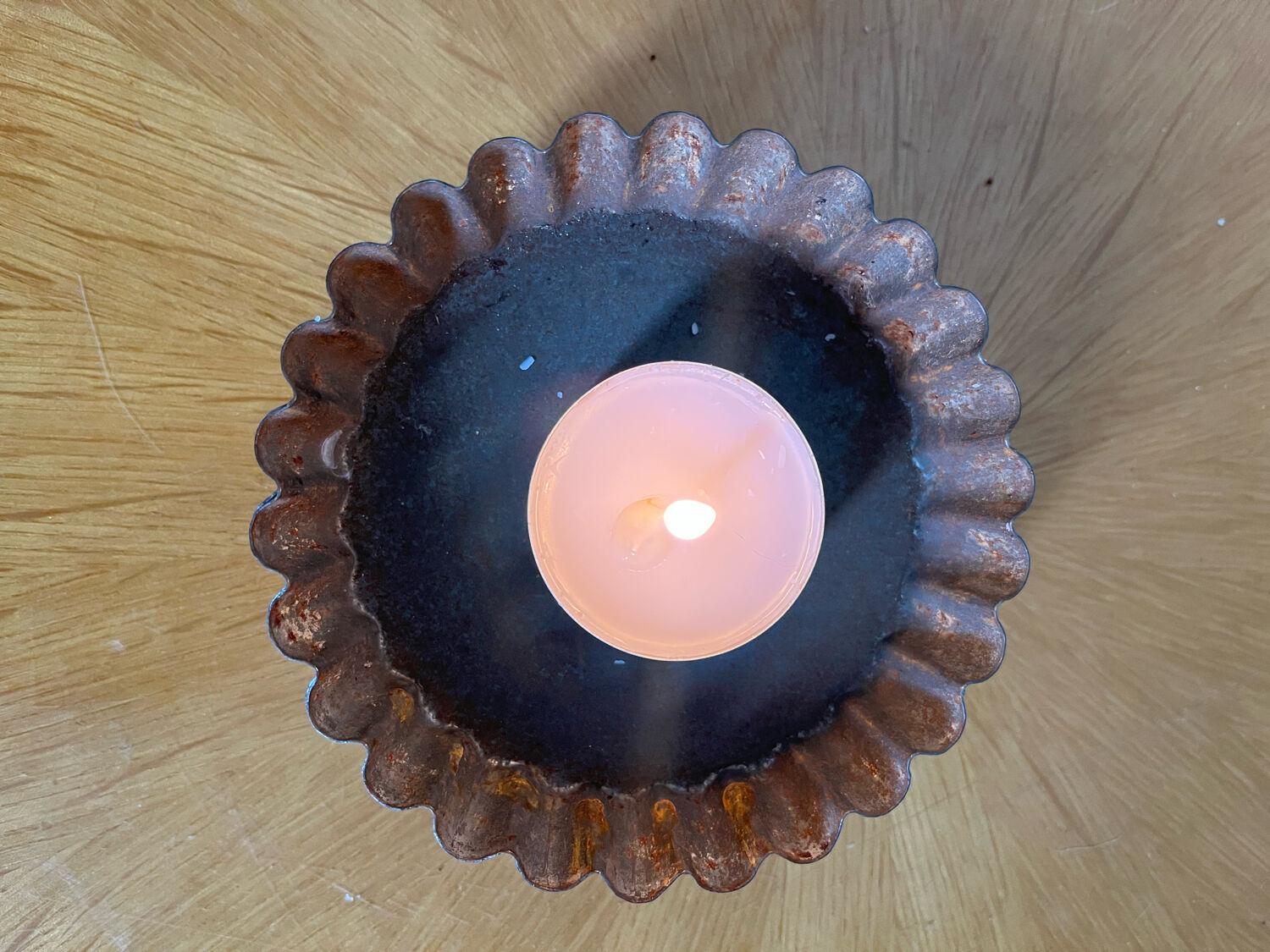 Lot of old tart molds