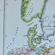 Original map of Europe in 1812 37x27cm (1908)