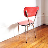 Red chair formica