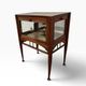 Vintage wooden tea cabinet/display shelf.