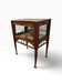 Vintage wooden tea cabinet/display shelf.