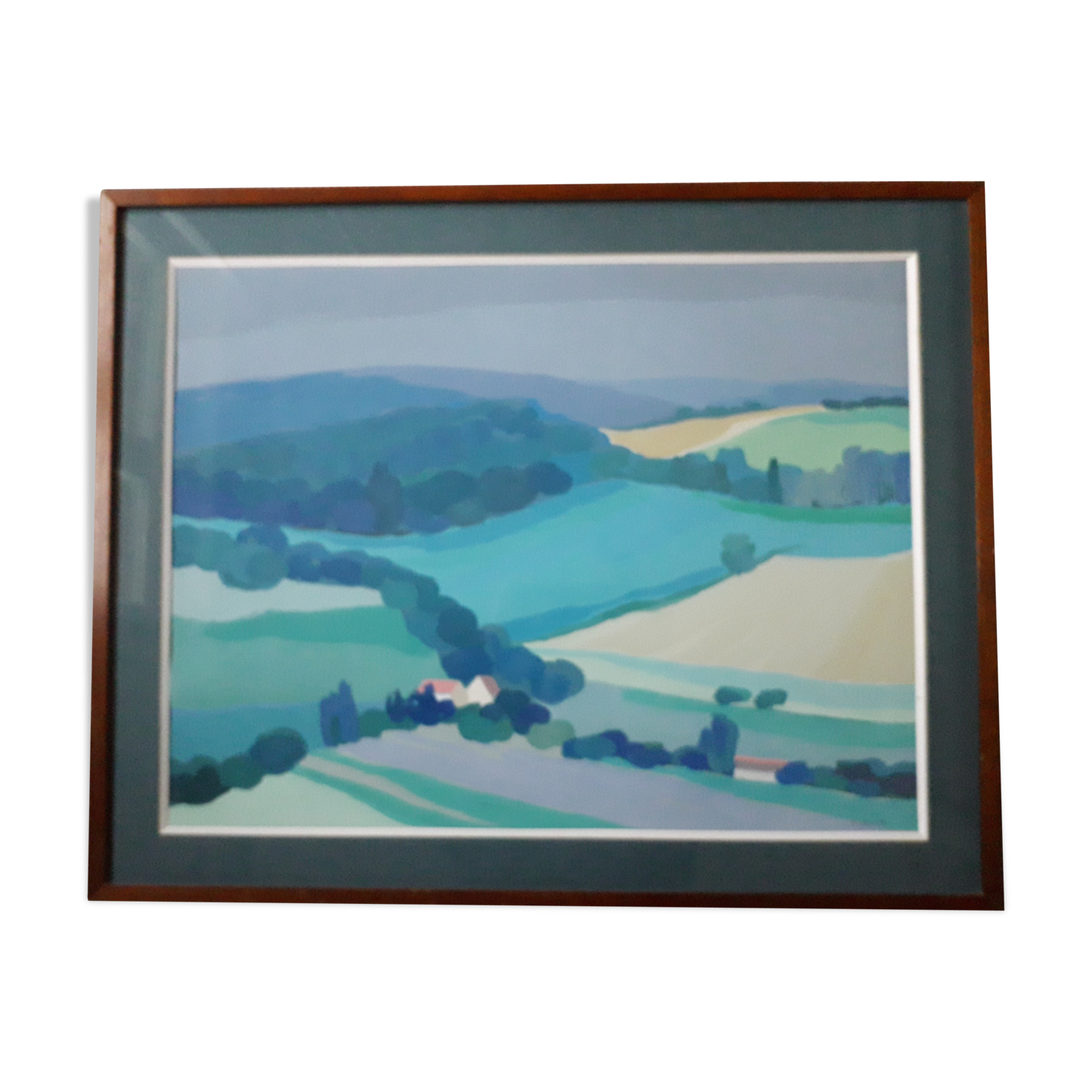 Pierre Roux country landscape painting