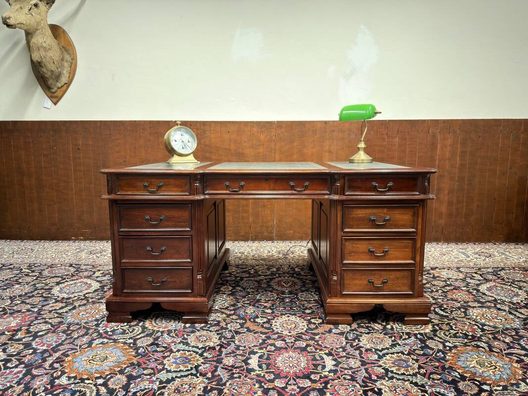 English Chesterfield Desk