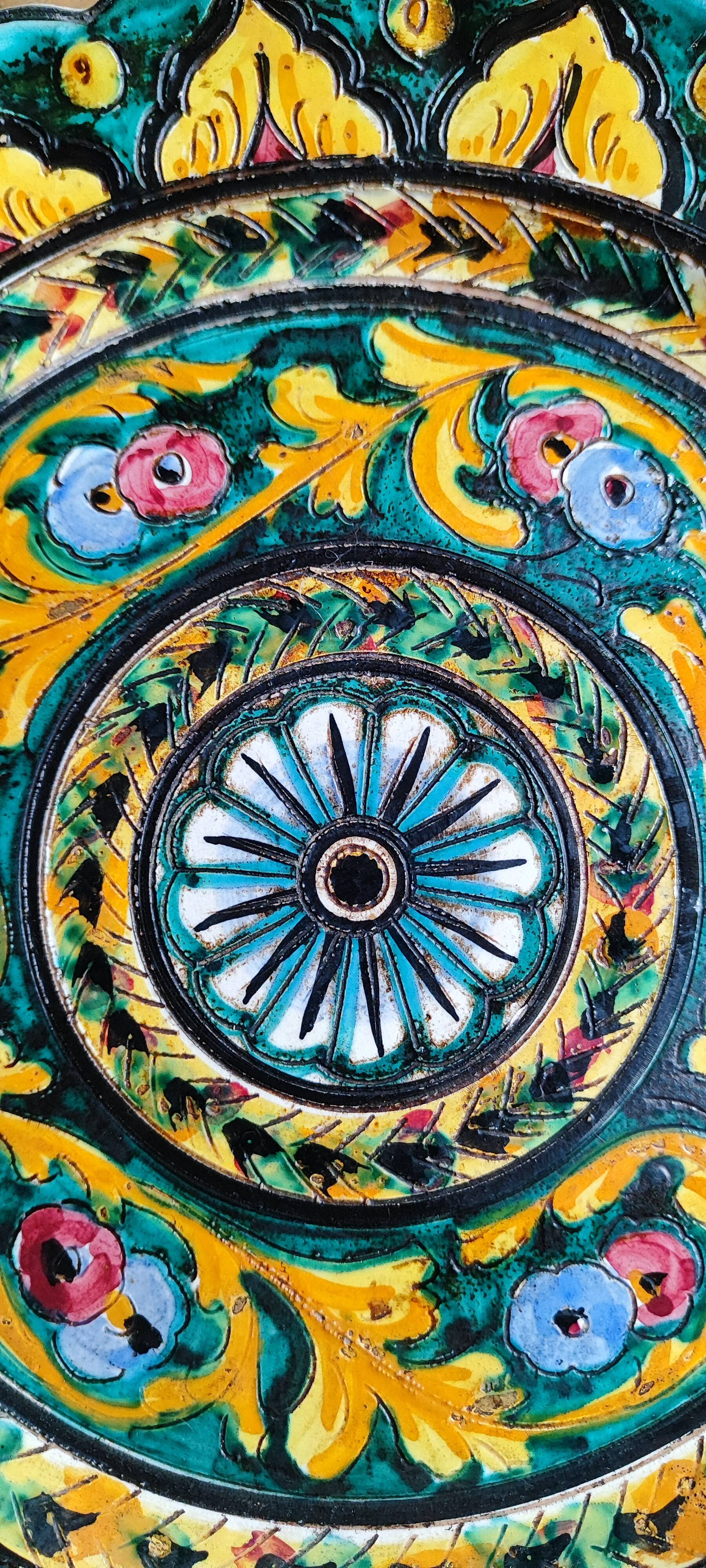 Handmade decorative wall plate