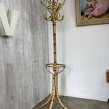 Porte-manteaux  rotin vintage