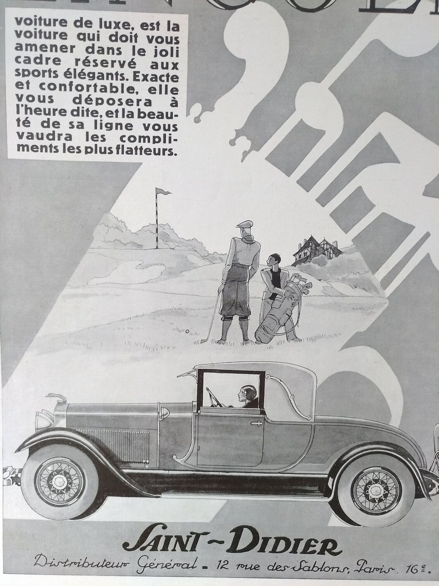 A Lincoln car paper advertisement from a 1930 magazine