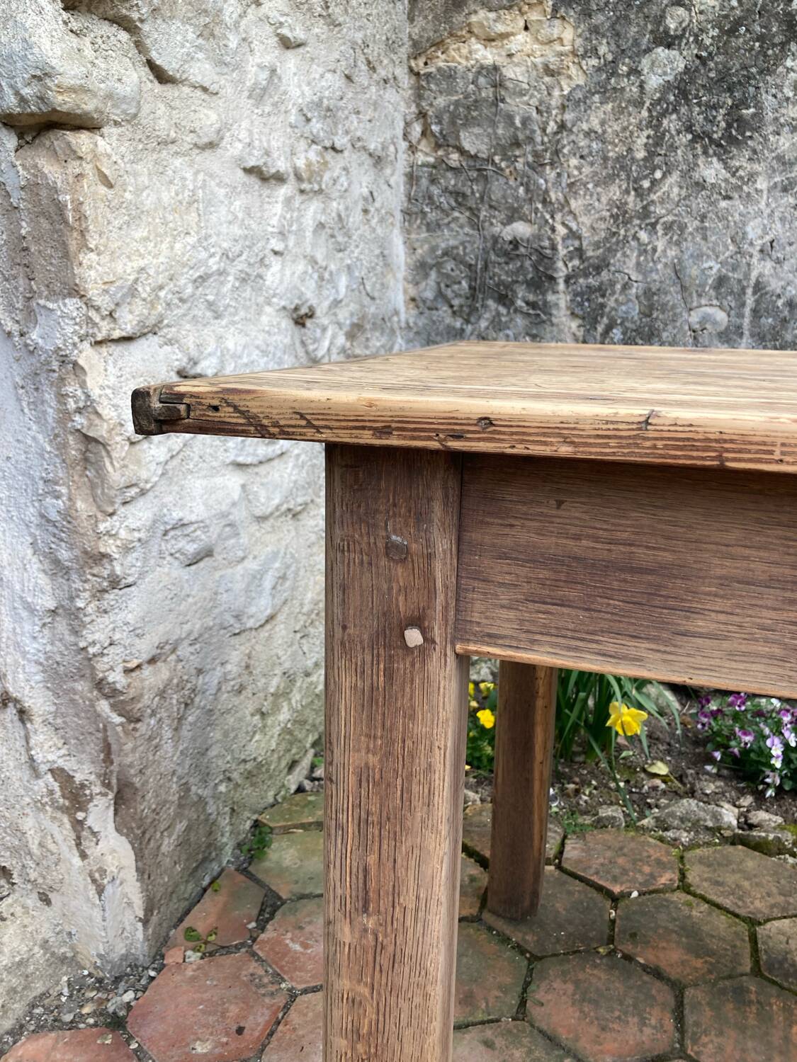 Old farmhouse table