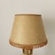 Art deco living room lamp in golden brass from the 1950s