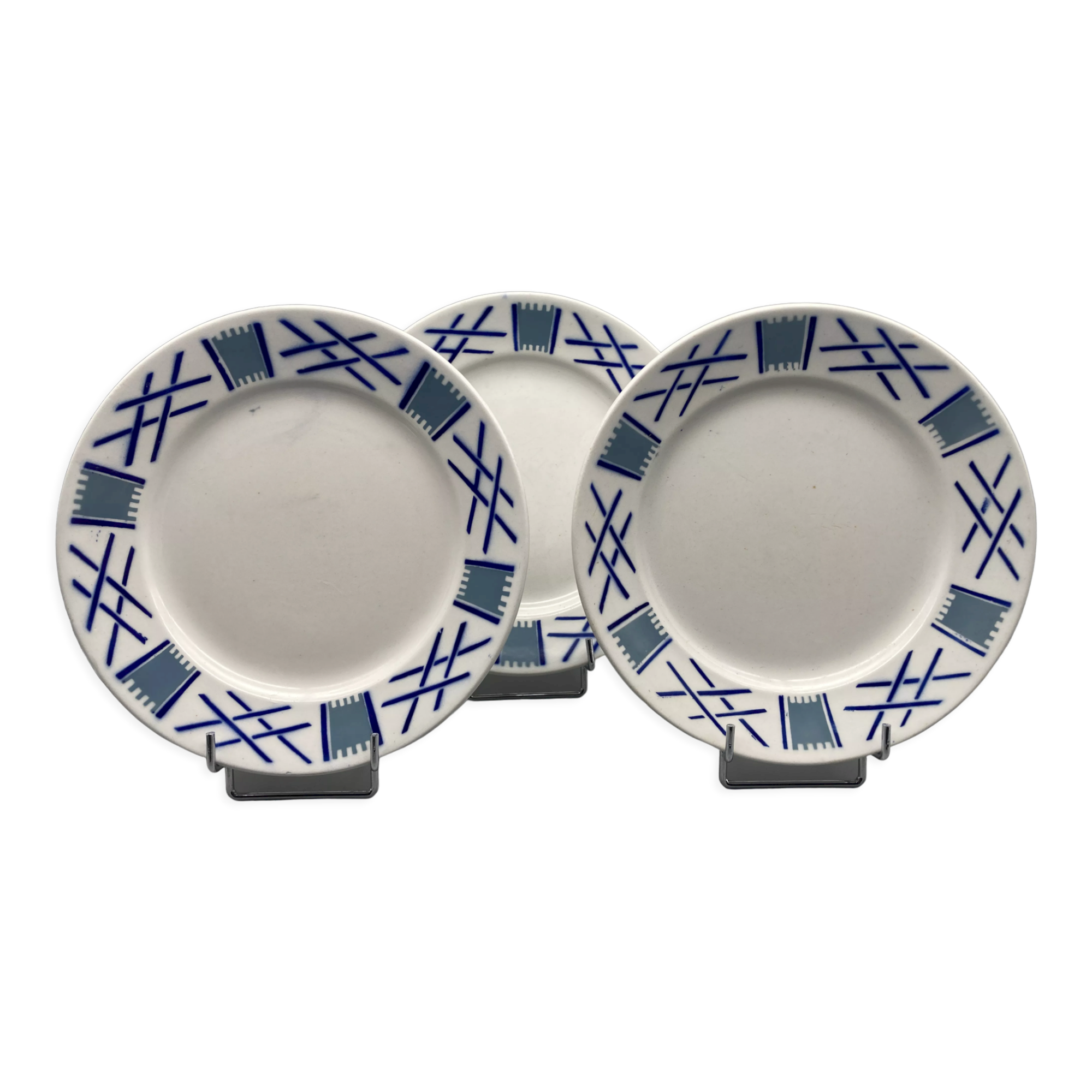 3 flat plates lunéville kg model "servange"