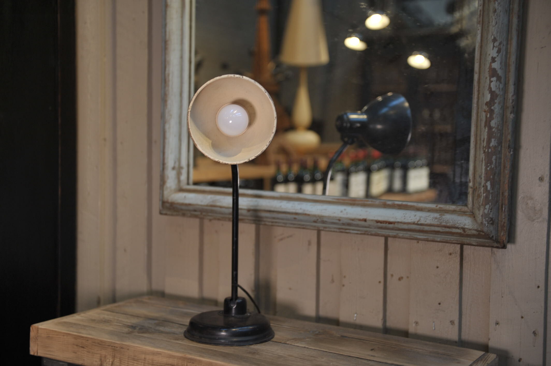 Old articulated office lamp 1950