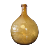 Old red glass demijohn