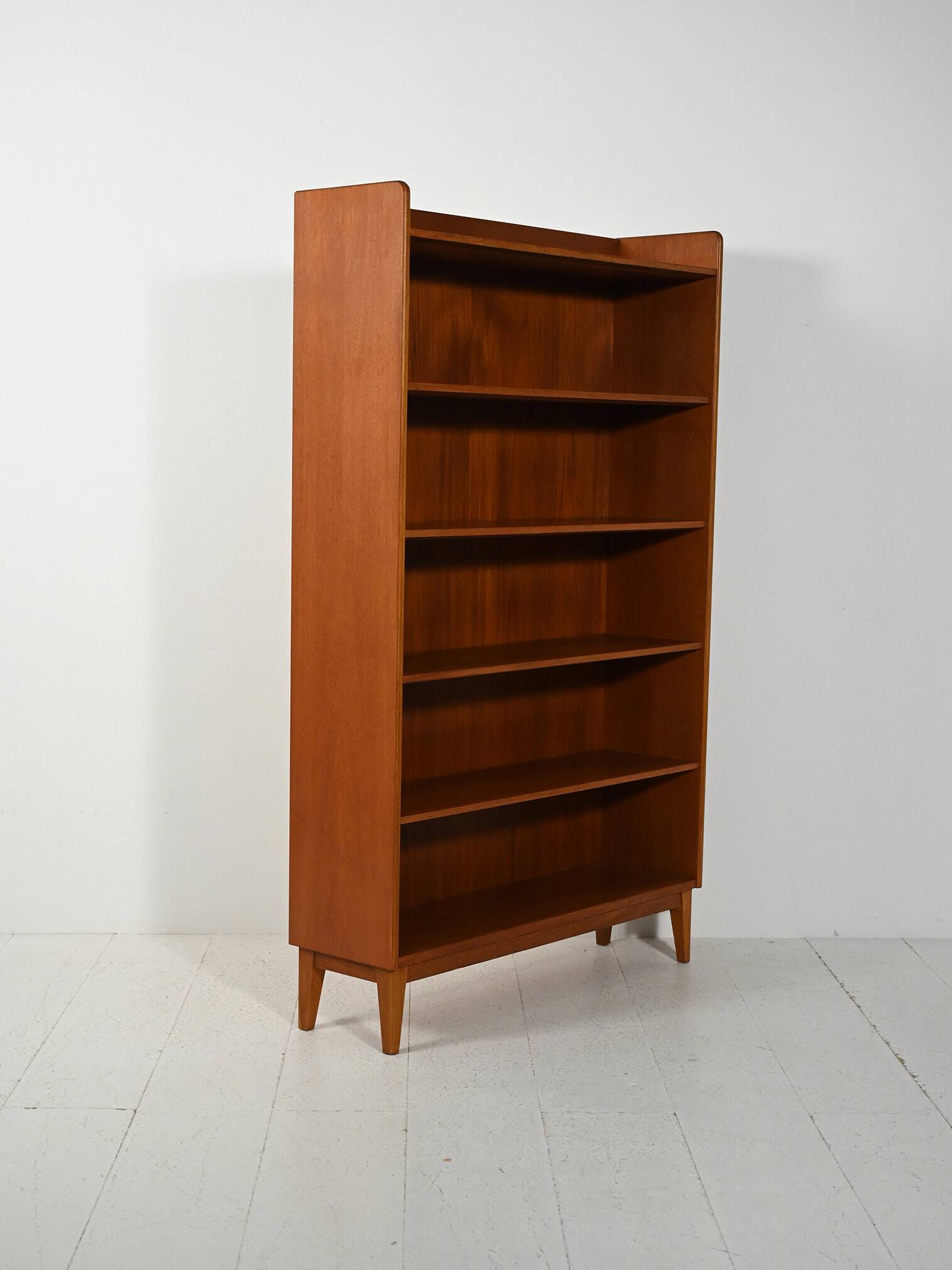 Scandinavian teak bookcase by Ferdinand Lundquist, 1960s