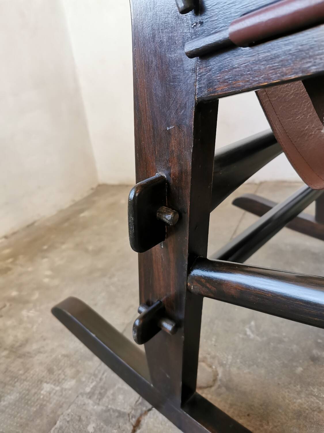 Brutalist rocking chair