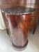 Somno Epoque Empire - Beautiful flamed mahogany - Original grey Sainte-Anne marble
