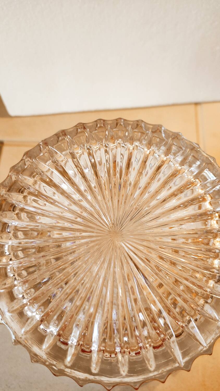 Seau à champagne en cristal et inox