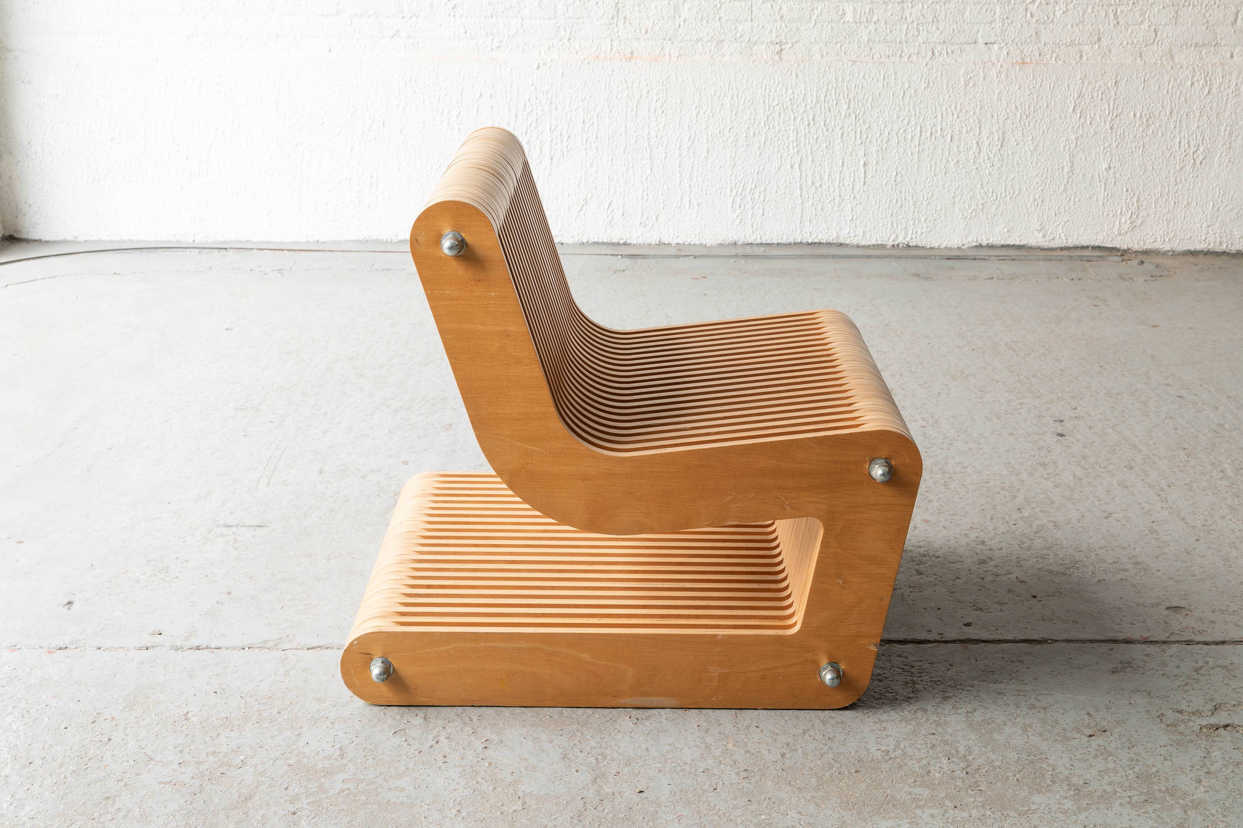 Postmodern lounge chair, 1990's