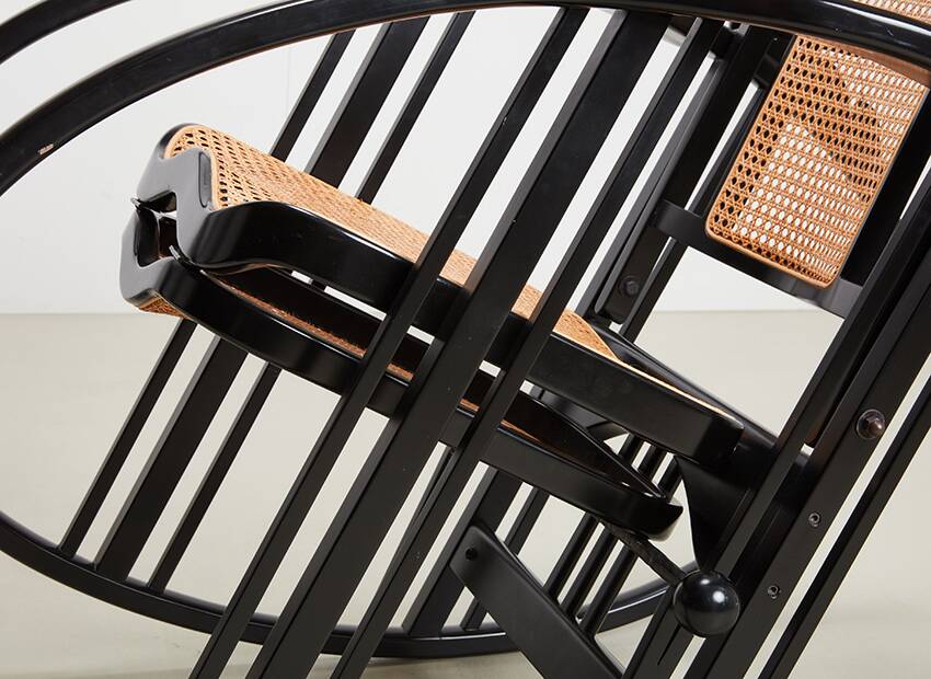 Fauteuil à bascule « Egg » de Max Fabiani, modèle 267 pour Witmann (Attrib.), années 1920/1980