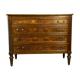 Louis XVI-era Parisian dresser in mahogany and gilded bronzes