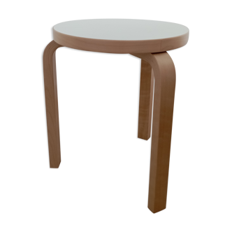 Artek Aalto Alvar stool 60 white laminate