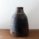 Glazed terracotta vase